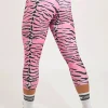 Fight Like A Tiger Pink Performance - High Waisted Capri Leggings