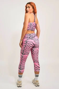 Fight Like A Tiger Pink Performance - T Back Comfort Crop Top