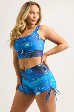 Imagine Nation Performance - High Waisted Tie Side Booty Shorts