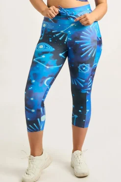 Imagine Nation Performance - Panel Pocket Drawstring Capri Leggings
