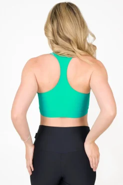 Jade Performance - Deep V Crop