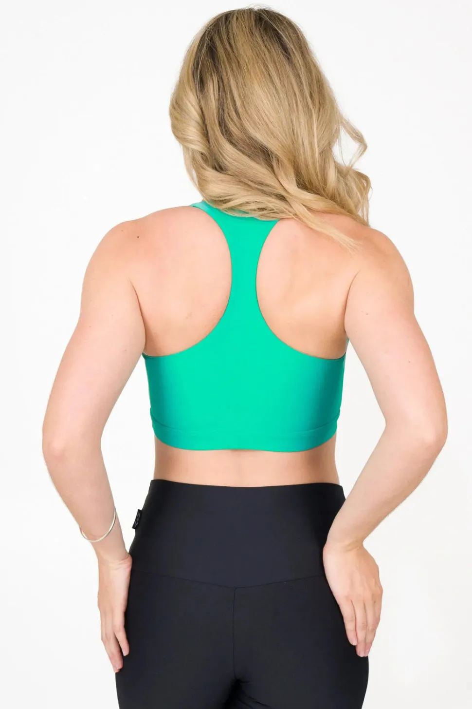 Jade Performance - Deep V Crop