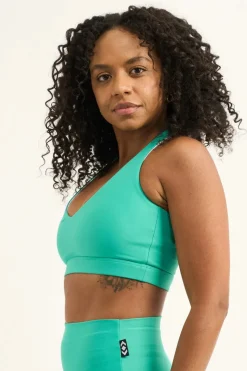 Jade Performance - Deep V Crop