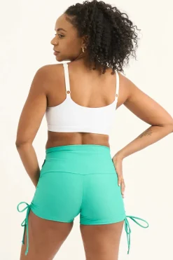 Jade Performance - High Waisted Tie Side Booty Shorts