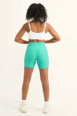 Jade Performance - High Waisted Booty Shorts