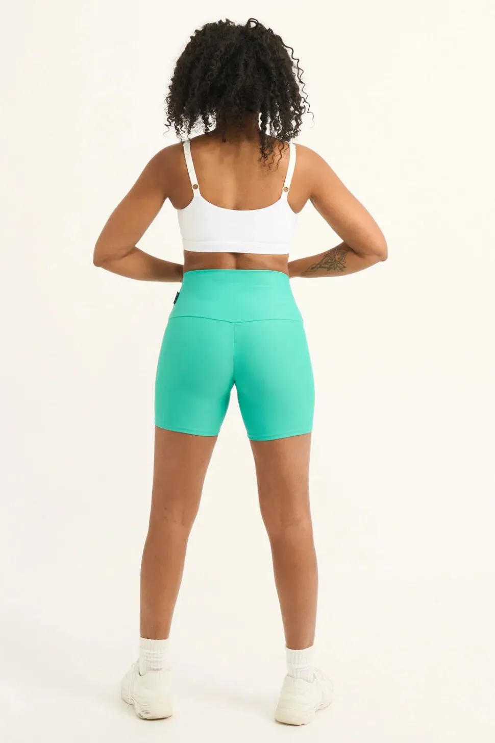 Jade Performance - High Waisted Booty Shorts