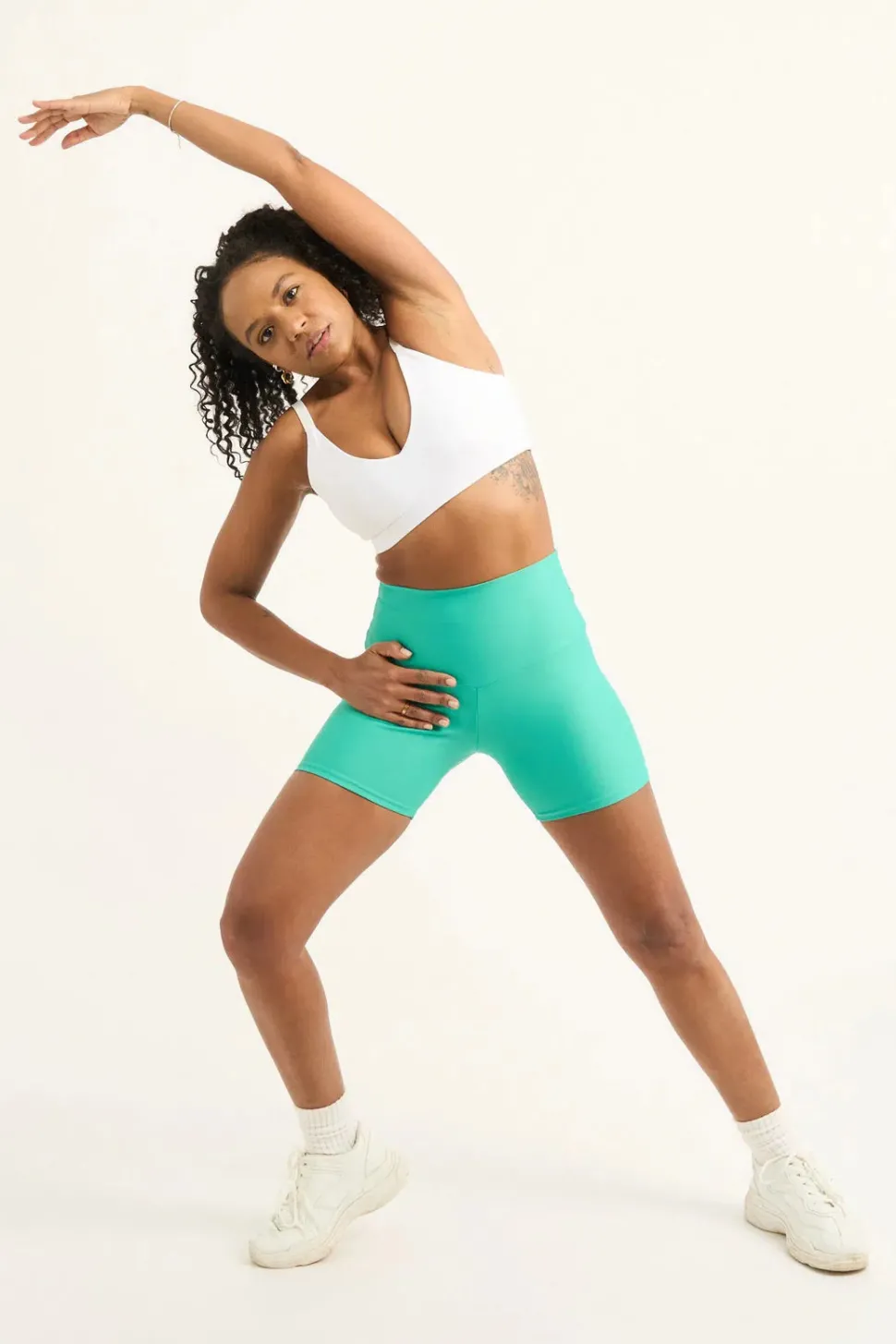 Jade Performance - High Waisted Booty Shorts