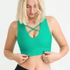 Jade Performance - Reversible Comfort Crop Top