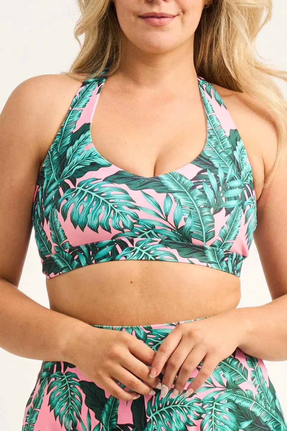 Leaf Your Mark Performance - Deep V Crop
