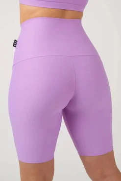 Lilac Performance - Extra High Waisted Long Shorts