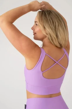 Lilac Performance - Scoop Neck Comfort Crop Top