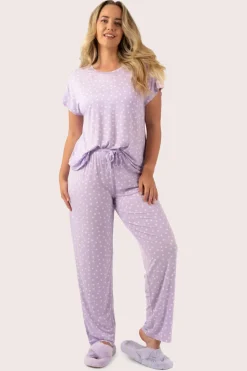Lilac Spot Modal - Lounge Pant