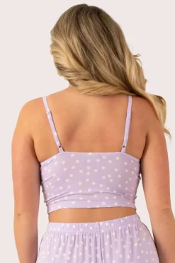 Lilac Spot Modal - Lounge Bralette