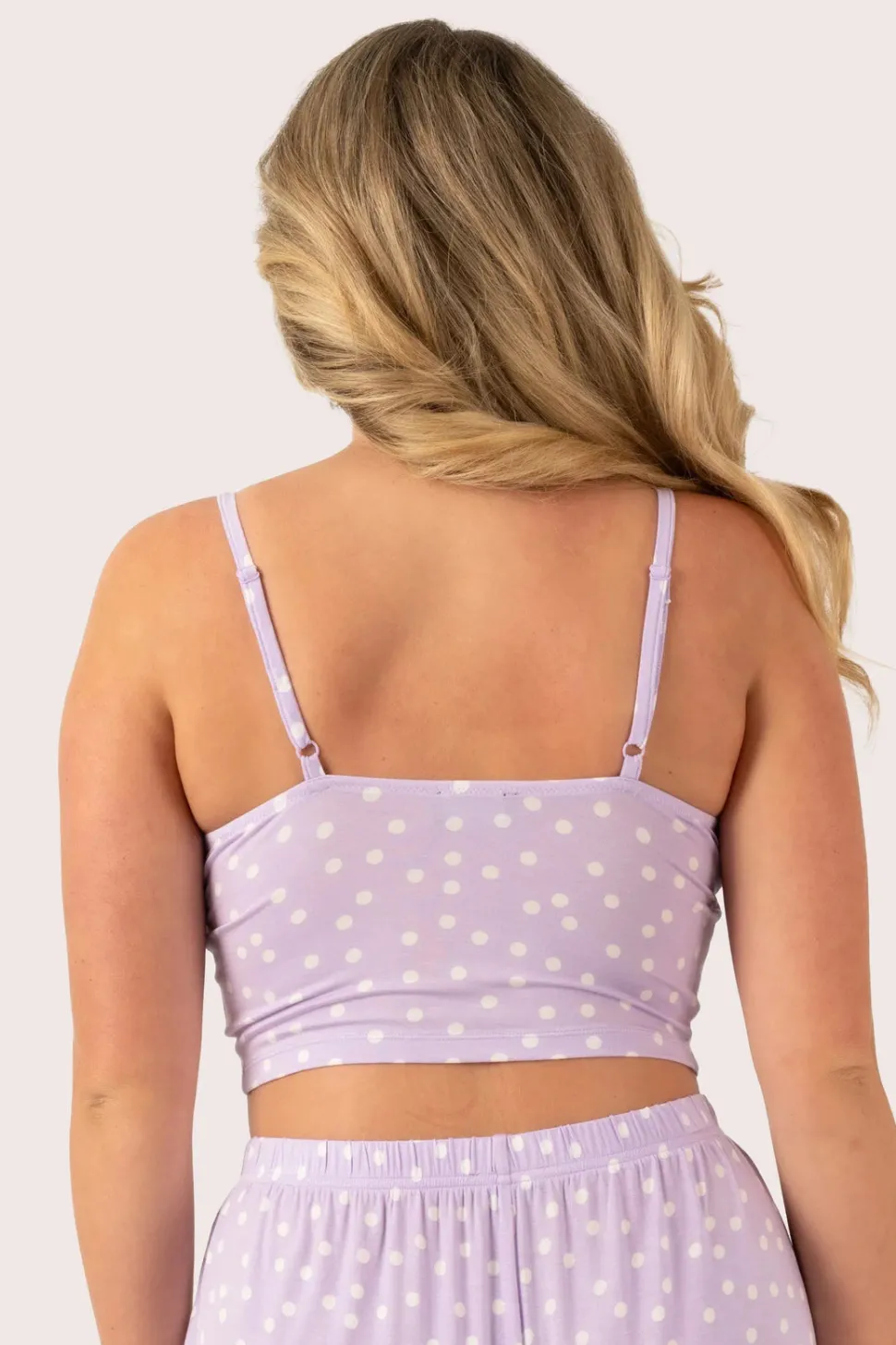 Lilac Spot Modal - Lounge Bralette