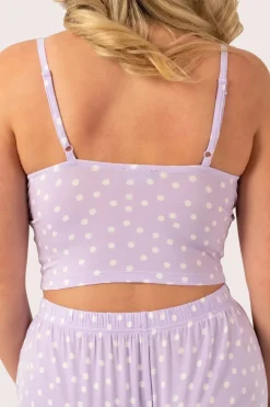 Lilac Spot Modal - Lounge Bralette