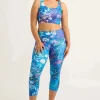 Mermaid Mafia Performance - Panel Pocket High Waisted Capri Leggings