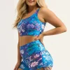 Mermaid Mafia Performance - High Waisted Tie Side Booty Shorts
