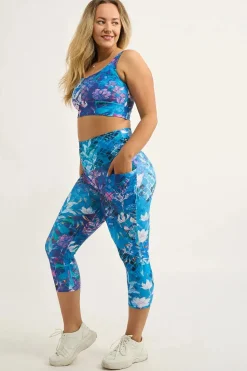Mermaid Mafia Performance - Pocket Booty Shaper High Waisted Capri Leggings