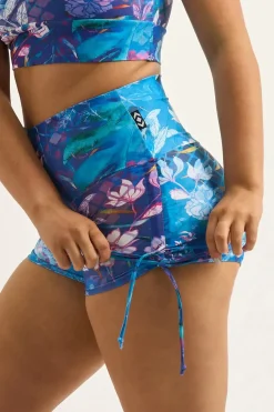 Mermaid Mafia Performance - High Waisted Tie Side Booty Shorts