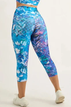 Mermaid Mafia Performance - Pocket Booty Shaper High Waisted Capri Leggings