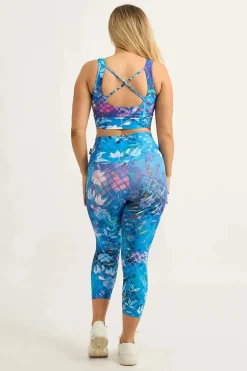 Mermaid Mafia Performance - Tummy Control High Waisted Capri Leggings