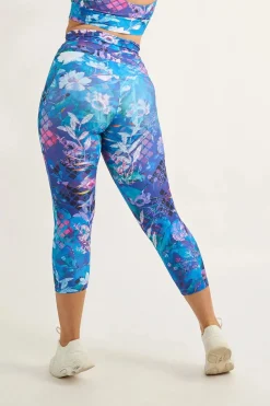 Mermaid Mafia Performance - Panel Pocket Drawstring Capri Leggings