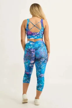 Mermaid Mafia Performance - Double Booty Scrunch High Waisted Capri Leggings