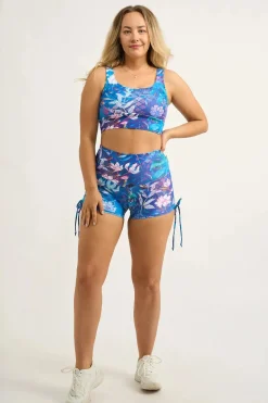 Mermaid Mafia Performance - High Waisted Tie Side Booty Shorts