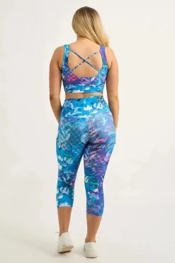 Mermaid Mafia Performance - Pocket Booty Shaper High Waisted Capri Leggings