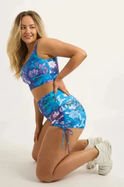 Mermaid Mafia Performance - High Waisted Tie Side Booty Shorts