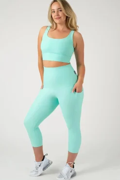 Mint Performance - Panel Pocket Extra High Waisted Capri Leggings