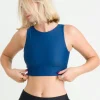 Navy Performance - Reversible Comfort Crop Top