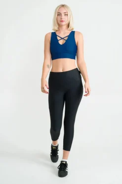 Navy Performance - Reversible Comfort Crop Top