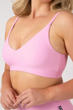 Pastel Pink Performance - Bralette Crop