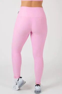 Pastel Pink Performance - Panel Pocket High Waisted Leggings