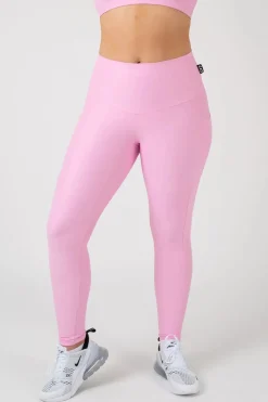 Pastel Pink Performance - Panel Pocket High Waisted Leggings