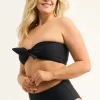 Performance Bandeau Bikini Top - Black
