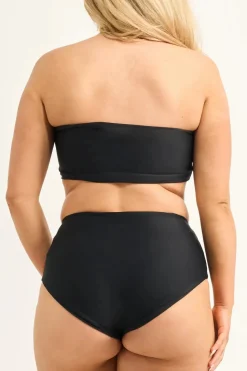 Performance Bandeau Bikini Top - Black