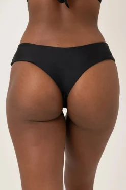 Performance Cheeky Cut Bikini Bottoms - Black