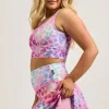 Performance High Waisted Simple Skort - Rainbow Jag