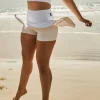 Performance High Waisted Simple Skort - White