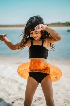 Performance Kids Bikini Top - Black