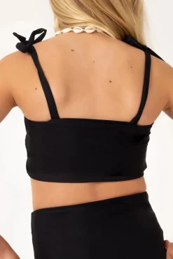 Performance Kids Bikini Top - Black