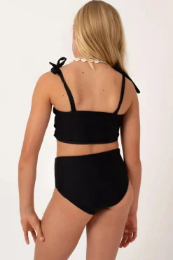 Performance Kids Bikini Top - Black