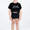 Performance Kids Booty Shorts - Black