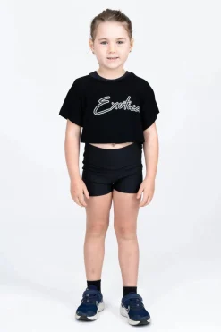Performance Kids Booty Shorts - Black