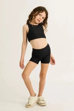 Performance Kids Booty Shorts - Black Exotic Touch Jag