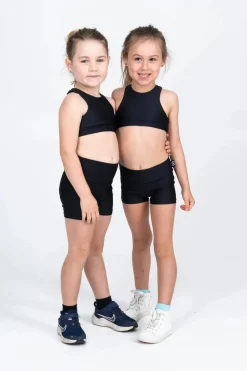 Performance Kids Booty Shorts - Black