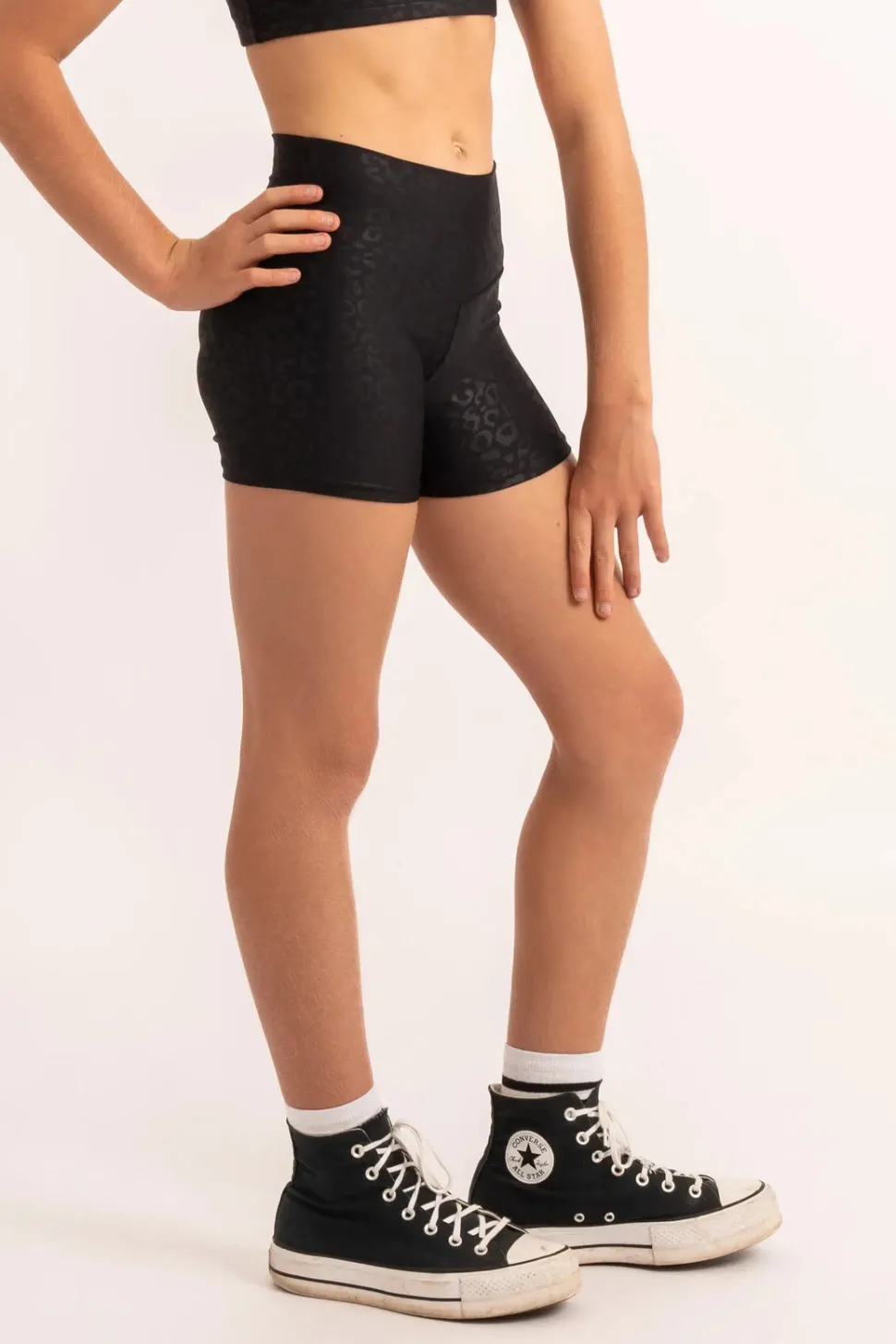 Performance Kids Booty Shorts - Black Exotic Touch Jag