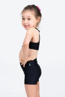 Performance Kids Booty Shorts - Black